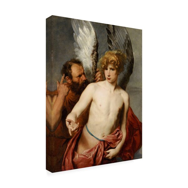 Fleur De Lis Living Daedalus And Icarus On Canvas By Anthony Van Dyck